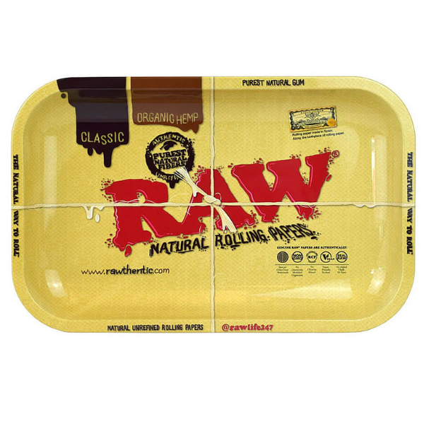 RAW - Vassoio in Metallo Classic Dab per Dab - con Cover in Silicone